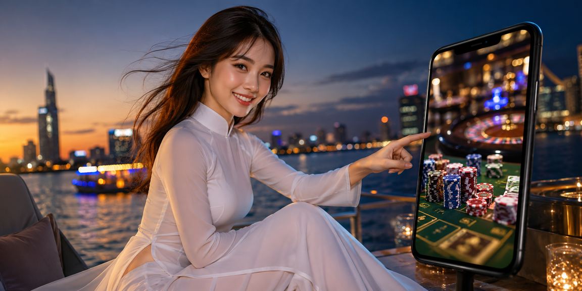 Người dùng chơi casino trên ứng dụng di động tại Sài Gòn